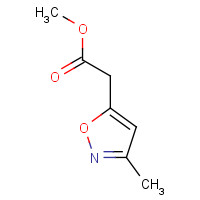 27349-40-2 methyl 2-(3-methyl-1,2-oxazol-5-yl)acetate chemical structure