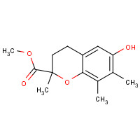 53713-33-0 methyl 6-hydroxy-2,7,8-trimethyl-3,4-dihydrochromene-2-carboxylate chemical structure