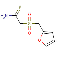 175202-41-2 2-(furan-2-ylmethylsulfonyl)ethanethioamide chemical structure