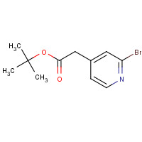 1104643-32-4 tert-butyl 2-(2-bromopyridin-4-yl)acetate chemical structure