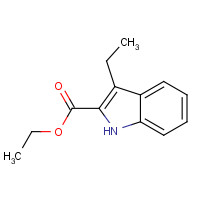 69472-67-9 ethyl 3-ethyl-1H-indole-2-carboxylate chemical structure