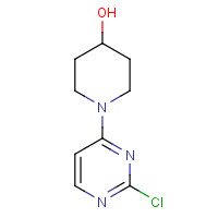 94222-07-8 1-(2-chloropyrimidin-4-yl)piperidin-4-ol chemical structure