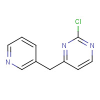 1245643-27-9 2-chloro-4-(pyridin-3-ylmethyl)pyrimidine chemical structure