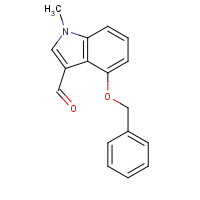93315-78-7 1-methyl-4-phenylmethoxyindole-3-carbaldehyde chemical structure