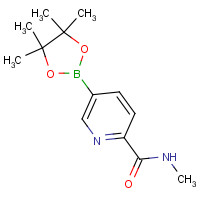 945863-21-8 N-methyl-5-(4,4,5,5-tetramethyl-1,3,2-dioxaborolan-2-yl)pyridine-2-carboxamide chemical structure