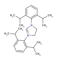 282109-82-4 1,3-bis[2,6-di(propan-2-yl)phenyl]-4,5-dihydroimidazol-1-ium chemical structure
