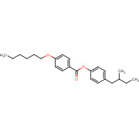 84620-33-7 [4-(2-methylbutyl)phenyl] 4-hexoxybenzoate chemical structure