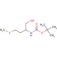 92148-47-5 tert-butyl N-(1-hydroxy-4-methylsulfanylbutan-2-yl)carbamate chemical structure