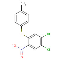 218156-19-5 1,2-dichloro-4-(4-methylphenyl)sulfanyl-5-nitrobenzene chemical structure