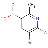 856834-95-2 3-bromo-2-chloro-6-methyl-5-nitropyridine chemical structure