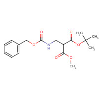 355377-04-7 3-O-tert-butyl 1-O-methyl 2-(phenylmethoxycarbonylaminomethyl)propanedioate chemical structure