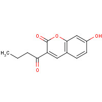 19491-89-5 3-butanoyl-7-hydroxychromen-2-one chemical structure