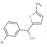 1027225-61-1 (3-bromophenyl)-(5-methylthiophen-2-yl)methanol chemical structure