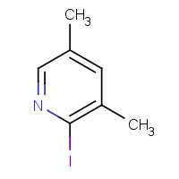 445373-09-1 2-iodo-3,5-dimethylpyridine chemical structure