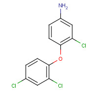 56966-58-6 3-chloro-4-(2,4-dichlorophenoxy)aniline chemical structure