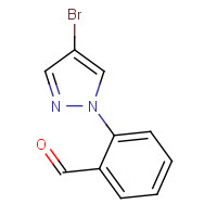 1174064-66-4 2-(4-bromopyrazol-1-yl)benzaldehyde chemical structure