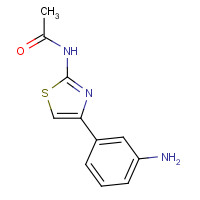 134812-30-9 N-[4-(3-aminophenyl)-1,3-thiazol-2-yl]acetamide chemical structure