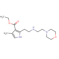 945381-68-0 ethyl 4-methyl-2-[2-(2-morpholin-4-ylethylamino)ethyl]-1H-pyrrole-3-carboxylate chemical structure
