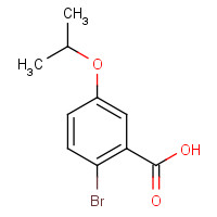 210489-40-0 2-bromo-5-propan-2-yloxybenzoic acid chemical structure