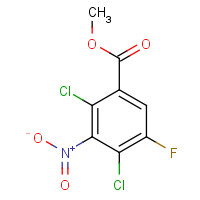 1153285-12-1 methyl 2,4-dichloro-5-fluoro-3-nitrobenzoate chemical structure