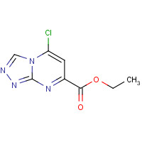 99951-90-3 ethyl 5-chloro-[1,2,4]triazolo[4,3-a]pyrimidine-7-carboxylate chemical structure