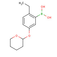 852946-95-3 [2-ethyl-5-(oxan-2-yloxy)phenyl]boronic acid chemical structure