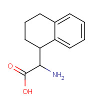 26368-32-1 2-amino-2-(1,2,3,4-tetrahydronaphthalen-1-yl)acetic acid chemical structure