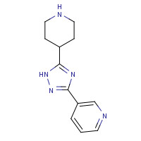 917364-27-3 3-(5-piperidin-4-yl-1H-1,2,4-triazol-3-yl)pyridine chemical structure