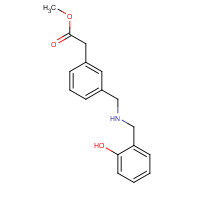 950503-81-8 methyl 2-[3-[[(2-hydroxyphenyl)methylamino]methyl]phenyl]acetate chemical structure