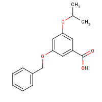 852520-53-7 3-phenylmethoxy-5-propan-2-yloxybenzoic acid chemical structure
