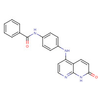 1203509-61-8 N-[4-[(7-oxo-8H-1,8-naphthyridin-4-yl)amino]phenyl]benzamide chemical structure