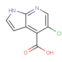 1015610-55-5 5-chloro-1H-pyrrolo[2,3-b]pyridine-4-carboxylic acid chemical structure