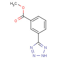 148345-63-5 methyl 3-(2H-tetrazol-5-yl)benzoate chemical structure