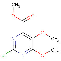 923938-13-0 methyl 2-chloro-5,6-dimethoxypyrimidine-4-carboxylate chemical structure