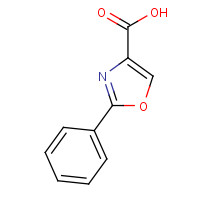 23012-16-0 2-phenyl-1,3-oxazole-4-carboxylic acid chemical structure