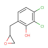 62717-15-1 2,3-dichloro-6-(oxiran-2-ylmethyl)phenol chemical structure