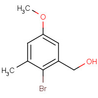 110451-90-6 (2-bromo-5-methoxy-3-methylphenyl)methanol chemical structure