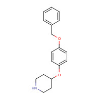 162402-34-8 4-(4-phenylmethoxyphenoxy)piperidine chemical structure
