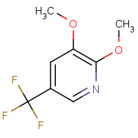 124432-61-7 2,3-dimethoxy-5-(trifluoromethyl)pyridine chemical structure