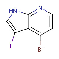 1000340-34-0 4-bromo-3-iodo-1H-pyrrolo[2,3-b]pyridine chemical structure