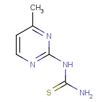 102739-58-2 (4-methylpyrimidin-2-yl)thiourea chemical structure