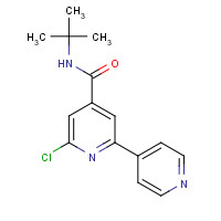 1201675-22-0 N-tert-butyl-2-chloro-6-pyridin-4-ylpyridine-4-carboxamide chemical structure