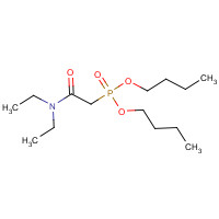 7439-68-1 2-dibutoxyphosphoryl-N,N-diethylacetamide chemical structure