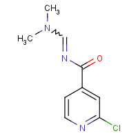 652153-36-1 2-chloro-N-(dimethylaminomethylidene)pyridine-4-carboxamide chemical structure