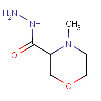1387638-80-3 4-methylmorpholine-3-carbohydrazide chemical structure