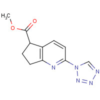 1374575-26-4 methyl 2-(tetrazol-1-yl)-6,7-dihydro-5H-cyclopenta[b]pyridine-5-carboxylate chemical structure
