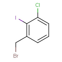 1035263-40-1 1-(bromomethyl)-3-chloro-2-iodobenzene chemical structure