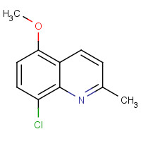 420786-79-4 8-chloro-5-methoxy-2-methylquinoline chemical structure