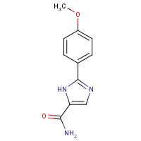 102151-71-3 2-(4-methoxyphenyl)-1H-imidazole-5-carboxamide chemical structure