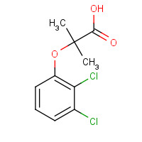 76674-48-1 2-(2,3-dichlorophenoxy)-2-methylpropanoic acid chemical structure